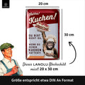 Blechschild Hurra Kuchen!