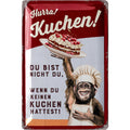 Blechschild Hurra Kuchen!