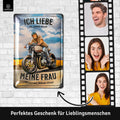 Blechschild Ich liebe meine Frau Motorrad
