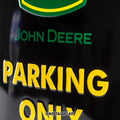 John Deere Blechschild Parking only