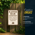 Kaffe Bar Blechschild