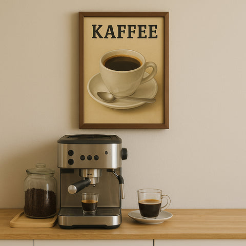 Kaffee Blechschild