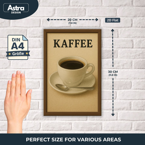 Kaffee Blechschild - 20x30cm