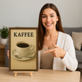 Kaffee Blechschild