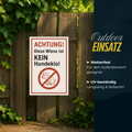 Kein Hundeklo Blechschild