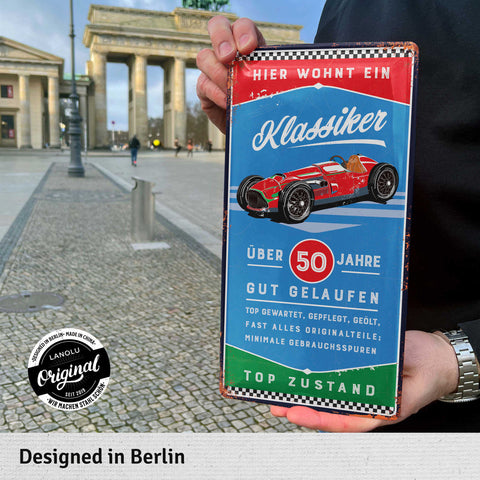 Blechschild Klassiker 50 Jahre
