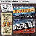 Blechschild Klassiker 70 Jahre