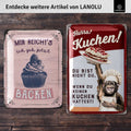 Blechschild Kuchen