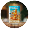 Blechschild Kühles Blondes Bier