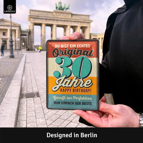 Blechschild Original 30 Jahre