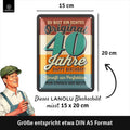 Blechschild Original 40 Jahre