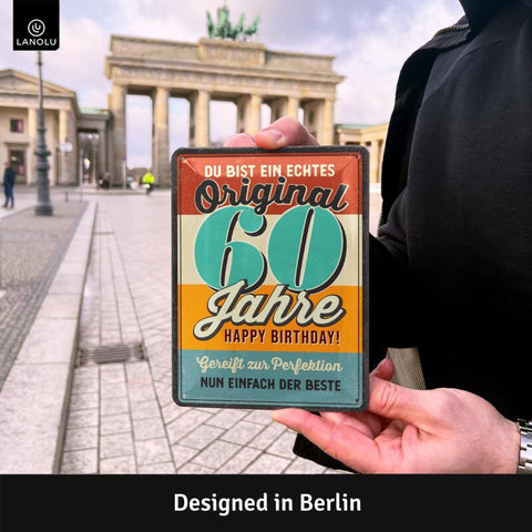 Blechschild Original 60 Jahre