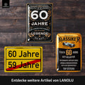 Blechschild Original 60 Jahre