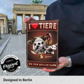 Blechschild Tiere grillen