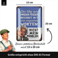 Blechschild Einstein Innere Frieden