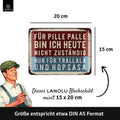 Blechschild Pille Palle