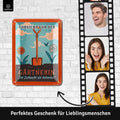 Blechschild Vorsicht vor der Gärtnerin