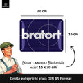 Blechschild Bratort