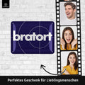 Blechschild Bratort