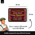 Blechschild Coole Mädchen