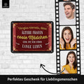 Blechschild Coole Mädchen