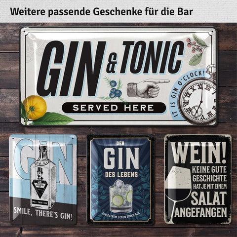 LANOLU Thermometer GIN 7x28cm