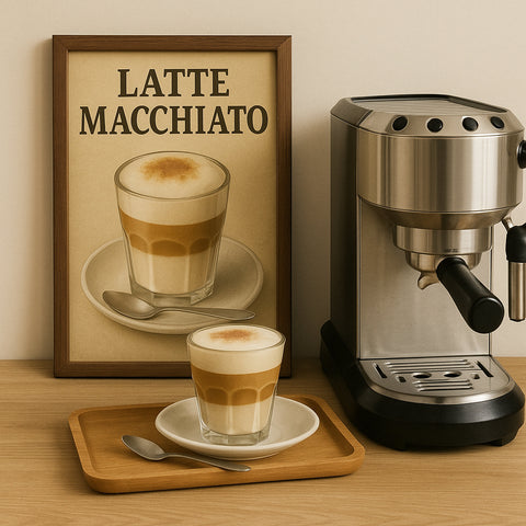 Latte Macchiato Blechschild