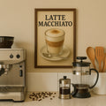 Latte Macchiato Blechschild