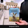 Blechschild Leben ist zu kurz. Lächle