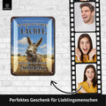 Blechschild Leben ist zu kurz. Lächle