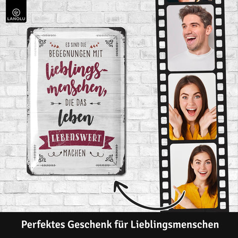 Blechschild Lieblingsmensch