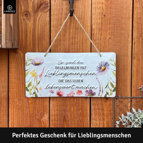 Blechschild Lieblingsmenschen