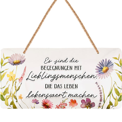 Blechschild Lieblingsmenschen