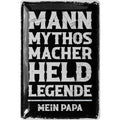 Blechschilder Set für eine Man Cave