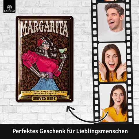 Blechschild Margarita