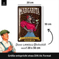 Blechschild Margarita