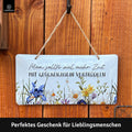 Blechschild Mehr Zeit Glücklichsein