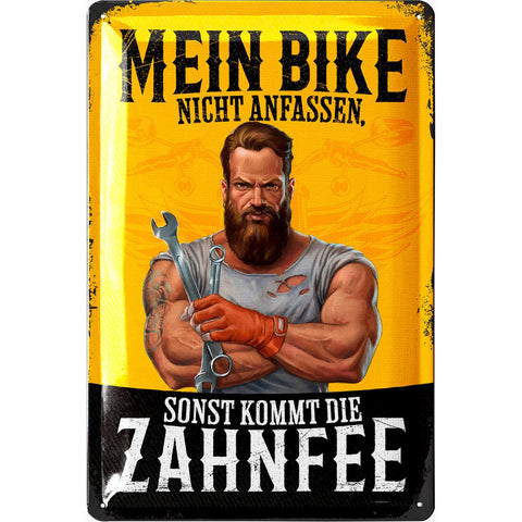 Blechschild Mein Bike