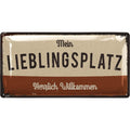 Blechschild Mein Lieblingsplatz