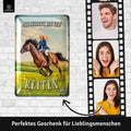 Blechschild Mir Reichts, Ich Geh Reiten