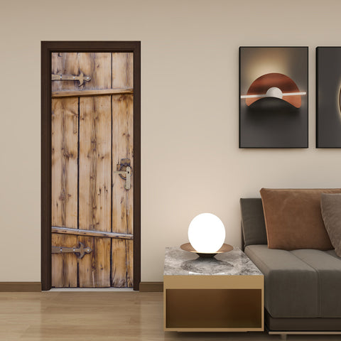 Mittelalter Holz mit Stahl Tür Tapete