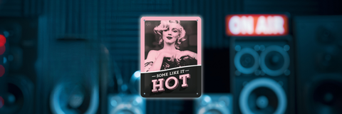 Musik Blechschilder Shop Banner