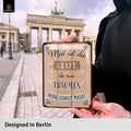 Blechschild Mut ist die Kraft