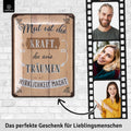 Blechschild Mut ist die Kraft