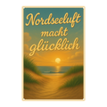 Blechschild Nordseeluft