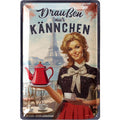 Nostalgisches Blechschilder Bundle