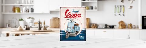Nostalgische Blechschilder Shop Banner