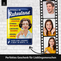 Blechschild Offiziell Im Ruhestand Frau