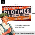 Blechschild Oldtimer 60 Jahre