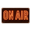 On Air Blechschild